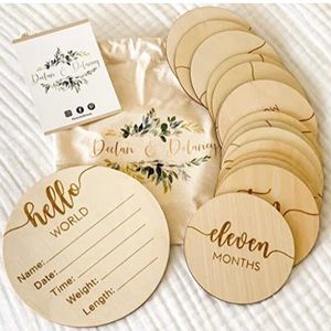 manera perfecta de rastrear todos los hitos de tu bebé anuncian su nacimiento